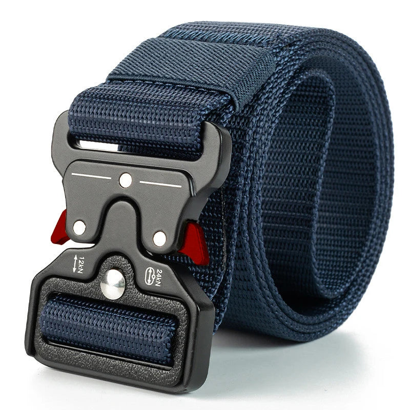 Genuine Tactical Belt Quick Release Outdoor Military Belt Soft Real Nylon Sports Accessories Men And Women Black Belt